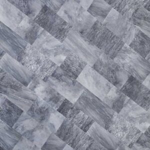 Haogenplast StoneTile Grey - 3D kakelimitation närbild
