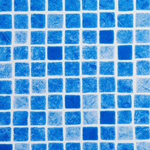 Poolliner Soprema Marbella Blue, mosaikmönster